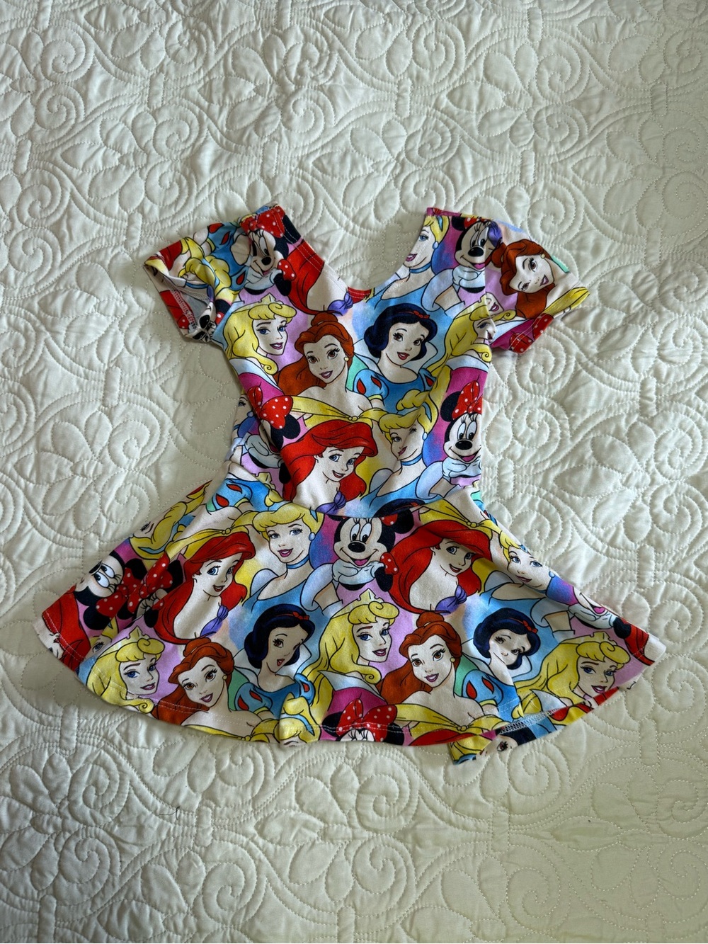 2T-3T Disney Princess Minnie Mouse skirted Leotard twirl dress Wild Rich Kids